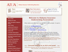 Tablet Screenshot of aiua.org